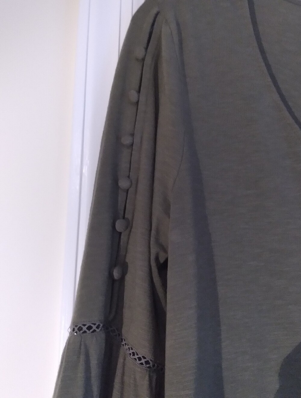 Jjill Detailed Dark Green Top Size Small